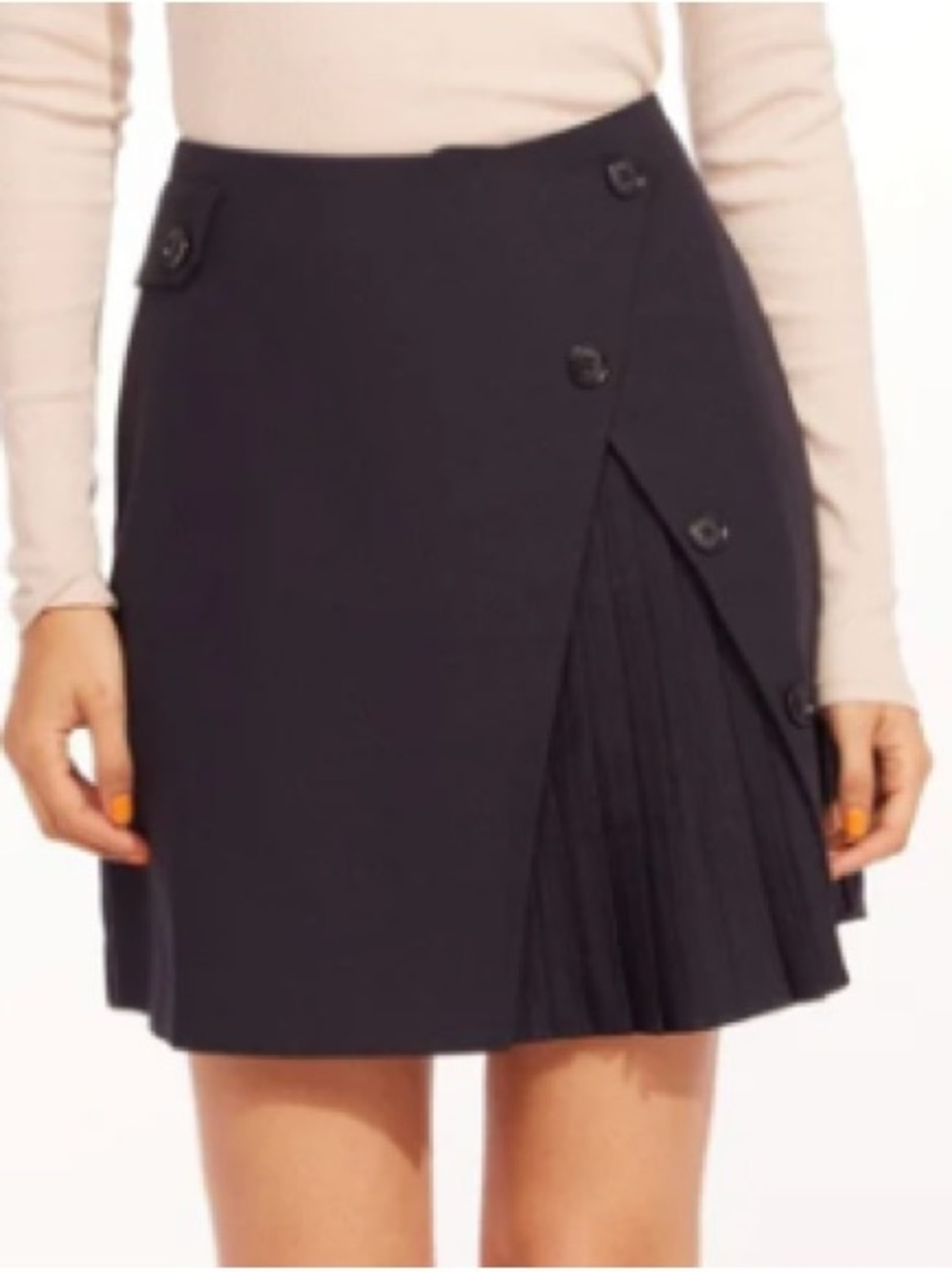 Anthropologie Eva Franco Trailored Mini Skirt